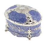 Enamel jewellery box Violet nz