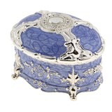 Enamel jewellery box Violet nz