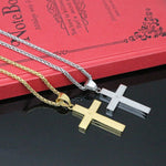 Engraved cross necklace nz