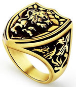 Epic gold lion ring 54.5 mm nz