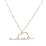 Ethnic elephant necklace Gold nz