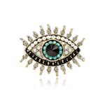 Evil Eye Brooch Blue nz