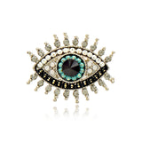 Evil Eye Brooch Blue nz