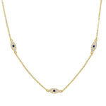 Evil eye choker Gold nz