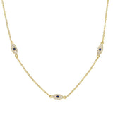 Evil eye choker Gold nz