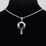Exclamation Mark Skull Necklace nz