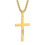 Faith Cross Necklace Gold nz