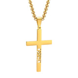Faith Cross Necklace Gold nz