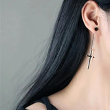 Fashion cross drop earrings nz