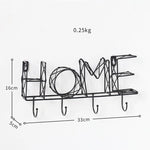 Fashionable Key holder HOME Black nz