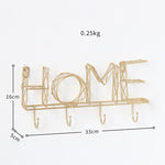 Fashionable Key holder HOME Gold nz