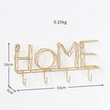 Fashionable Key holder HOME Gold nz