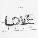 Fashionable Key holder LOVE Black nz