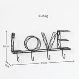 Fashionable Key holder LOVE Black nz