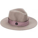 Felt and cotton hat Grey nz