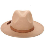 Felt hat fedora Beige / 56 58CM nz