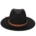 Felt hat fedora Black / 56 58CM nz