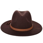 Felt hat fedora Brown / 56 58CM nz