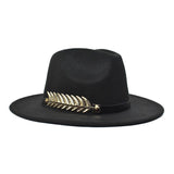 Felt Panama hat Black nz