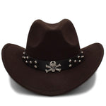 Felt rock hat Brown / 56 58CM nz