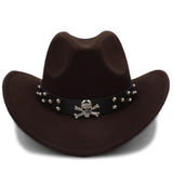 Felt rock hat Brown / 56 58CM nz
