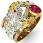Feng Shui Dragon Ring 49 mm nz