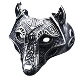 Fenrir Wolf Head Ring nz