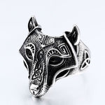 Fenrir Wolf Head Ring nz
