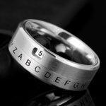 Fidget alphabet ring nz