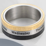 Fidget calendar ring nz