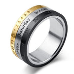 Fidget calendar ring nz
