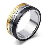 Fidget calendar ring nz
