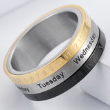 Fidget calendar ring nz