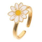 Fidget flower ring Gold nz