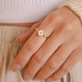 Fidget flower ring nz