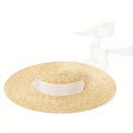 Flat straw hat nz
