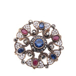 Floral Brooch Blue nz