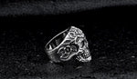 Floral skull ring nz
