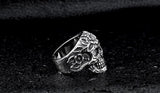 Floral skull ring nz