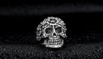 Floral skull ring nz
