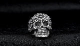 Floral skull ring nz