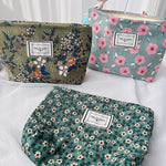 Floral toiletry bag Green nz