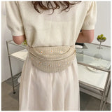 Floral Waist Bag Beige nz