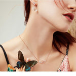 Flower and butterfly earrings nz