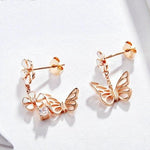 Flower and butterfly earrings nz