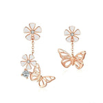 Flower and butterfly earrings nz