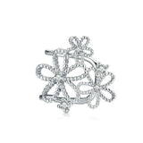 Flower clip on earrings nz