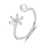 Flower pearl ring nz