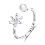 Flower pearl ring nz