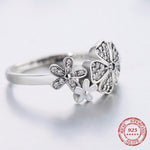 Flower ring small crystals nz